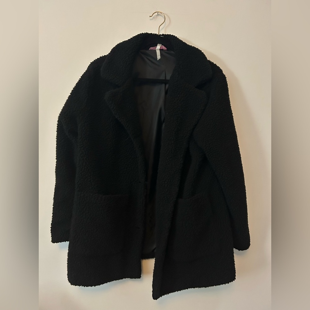 FINAL SALE PRICE 🧸Black Teddy Bear Jacket